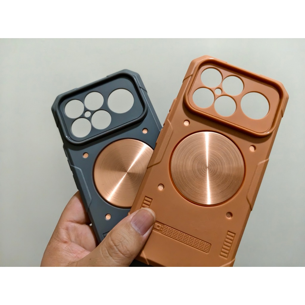 Dành cho Redmi K90 Pro Max k90 Vỏ trò chơi có vỏ làm mát tản nhiệt bằng đồng đỏ từ tính Redmi K90 Pr