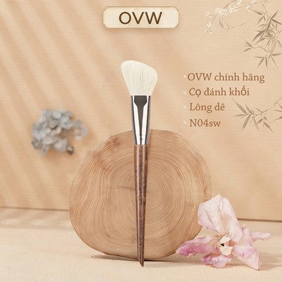 【OVW】Cọ đánh má hồng N04SW bằng lông dê trắng