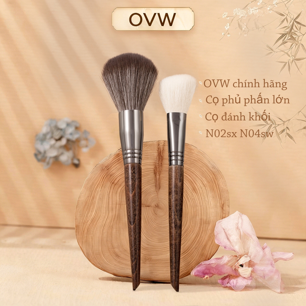 【OVW】 Cọ trang điểm lông siêu mềm sang trọng dùng để đánh phấn má hồng N02SX