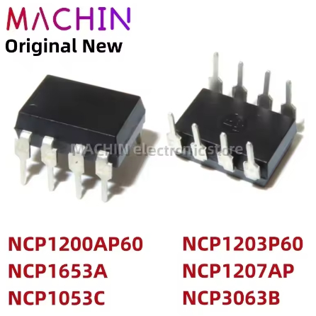 5 CHIẾC NCP1200AP60 NCP1653A NCP1053C DIP8 NCP1203P60 NCP1207AP NCP3063B DIP-8 Chip Quản Lý Điện