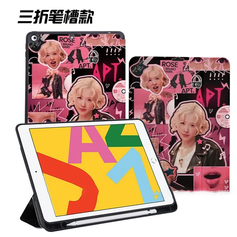 Blackpink Ốp lưng BLACK PINK ROSE APT iPad air4 / 5 mini 4 / 5 / 6 gen5 / 6 ốp lưng ipad 10.2 gen 7 