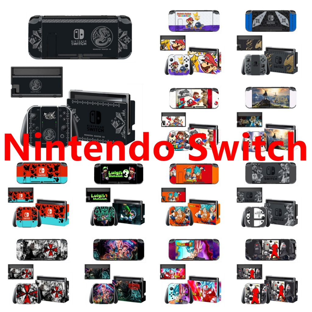Miếng Dán Da 72 Màu Tương Thích Với Nintendo Switch Vinyl Decal Họa Tiết Xinh Đẹp Trọn Bộ Bọc Phim B