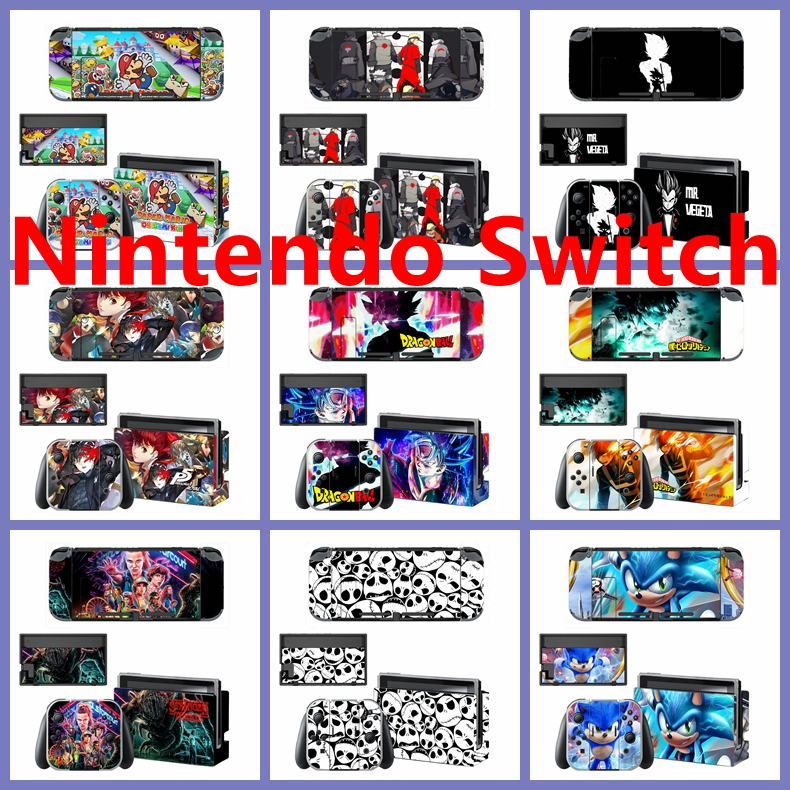 Miếng Dán Da 72 Màu Tương Thích Với Nintendo Switch Vinyl Decal Họa Tiết Xinh Đẹp Trọn Bộ Bọc Phim B