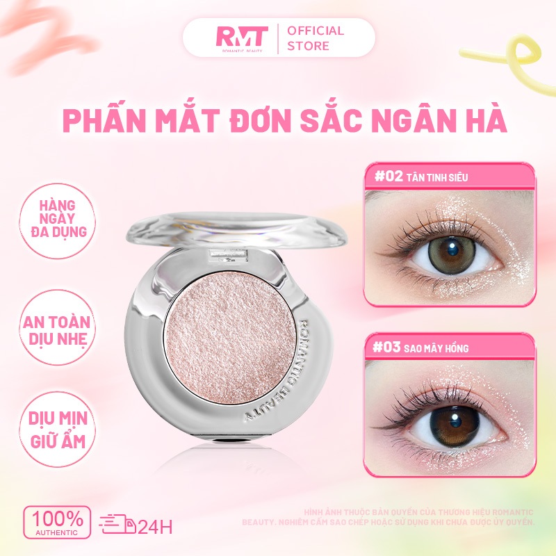 Romantic Beauty Bảng Mắt Ngân Hà Màu Ngưu Lang Lấp Lánh Nhũ Sao Siêu Mịn Tăng Sáng Tôn Da Xu Hướng H