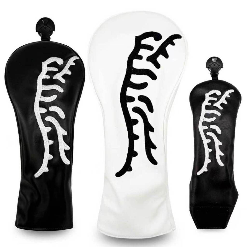 Bìa ❥ ้ ❈ ์ 🍎 Tiger Golf Head Cover Fit Driver Fairway Wood Hybrid Club Head Vỏ bảo vệ 1 / 3 / UT