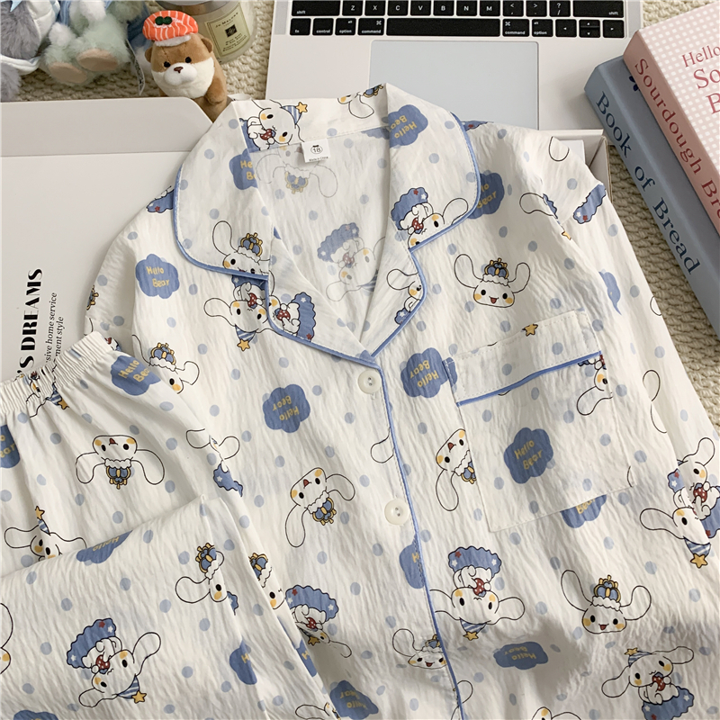 Bộ Đồ Ngủ Trẻ Em Bé Gái Đồ Ngủ Dễ Thương Kuromi Melody Cinnamoroll Ve Áo Bộ Đồ Ngủ Bé Gái Quần Áo ba