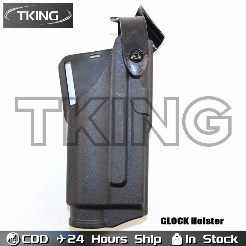 TKing Tactical Belt Holster bằng da Safariland phù hợp với đèn pin và dây đeo ngoài trời, phụ kiện s