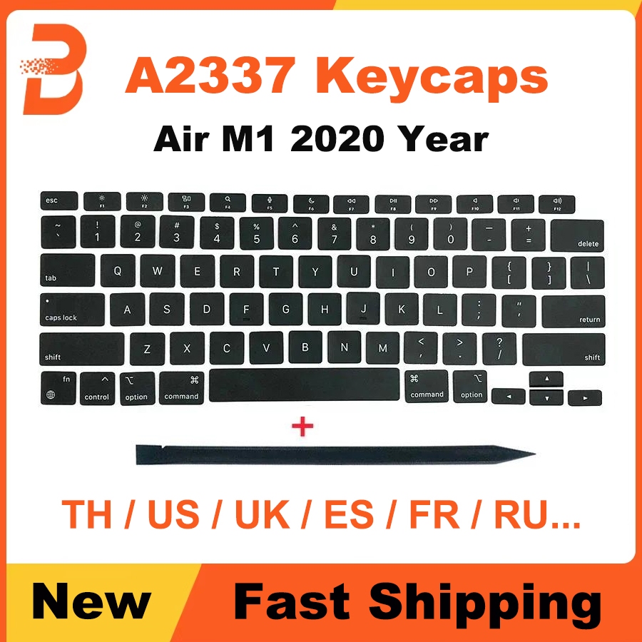 Laptop A2337 Phím Keycaps US UK Pháp Đức Tây Ban Nha Ý Nga Cho Macbook Air Retina 13 "M1 A2337 Key C