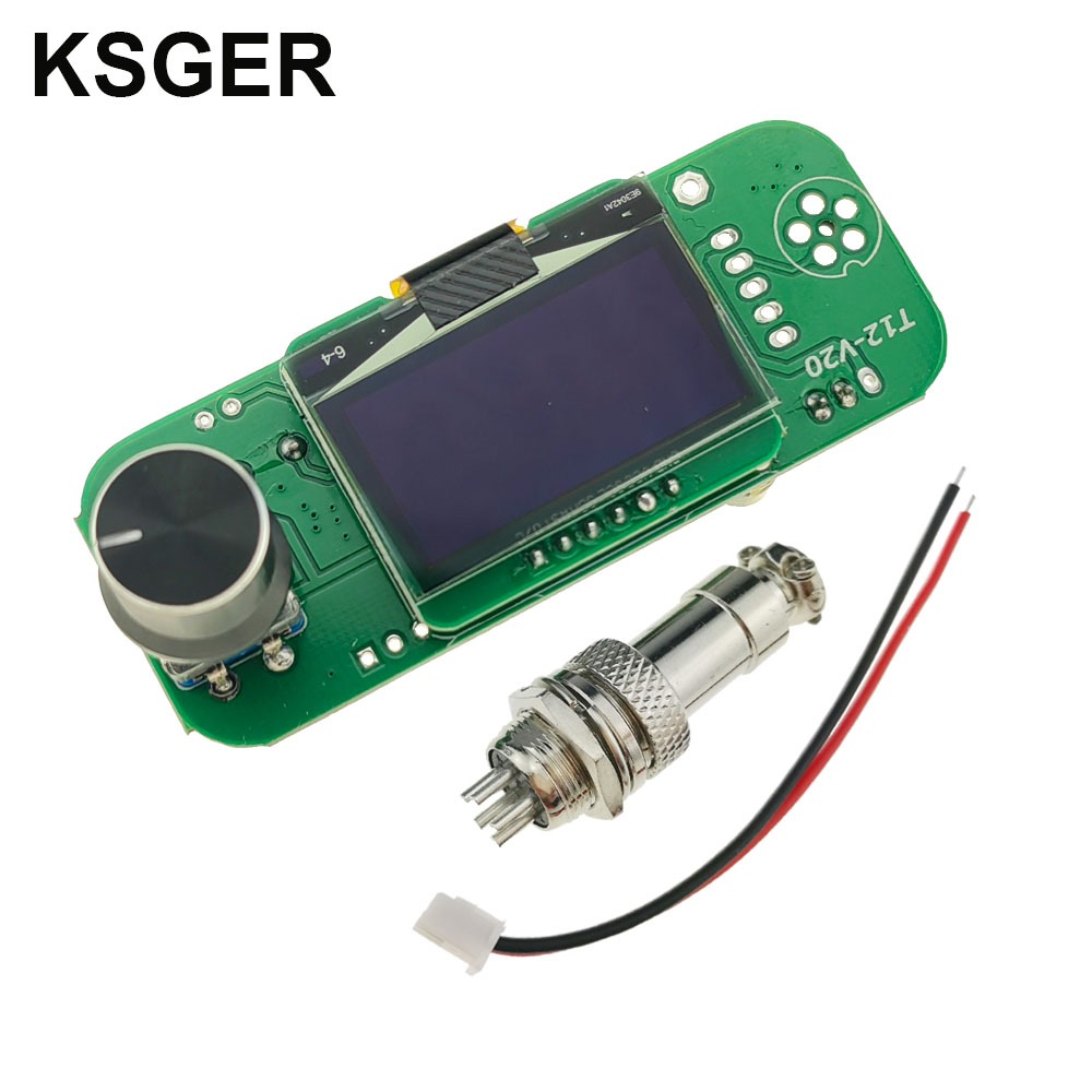KSGER V3.1S OLED T12 Hàn Sắt Nhiệt Độ MM32 Bộ Điều Khiển Dụng Cụ Hàn Điện Tử Hàn Đánh Thức Sốc 24V72