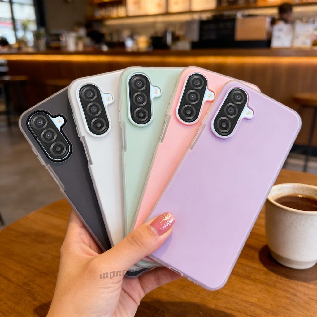 Ốp điện thoại nhiều màu nhỏ gọn và tươi mới cho Samsung Galaxy A17 A16 A15 A14 A13 Lite LTE 4G 5G Vỏ