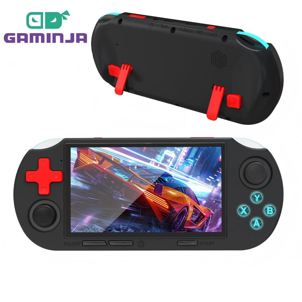 GAMINJA Máy Chơi Game Cầm Tay Cổ Điển 4.5 Inch Màn Hình IPS Hiệu Ứng Ánh Sáng RGB ANS 16
