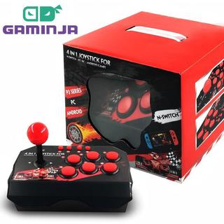 GAMINJA Bộ Điều Khiển Trò Chơi Arcade 4 Trong 1 Đa Nền Tảng Cho N-Switch / PS3 / PC / Android TV Retro Arcade Console