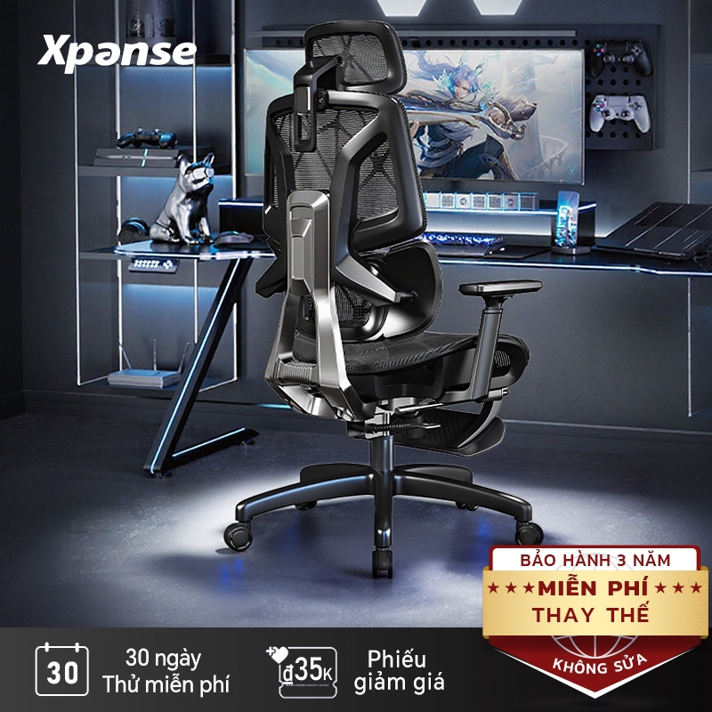 Ghế công thái học Xpanse X999 cấu trúc thắt lưng ba cánh bao quanh | ghế gaming có tựa lưng | ghế xoay văn phòng | BigBuy360 - bigbuy360.vn