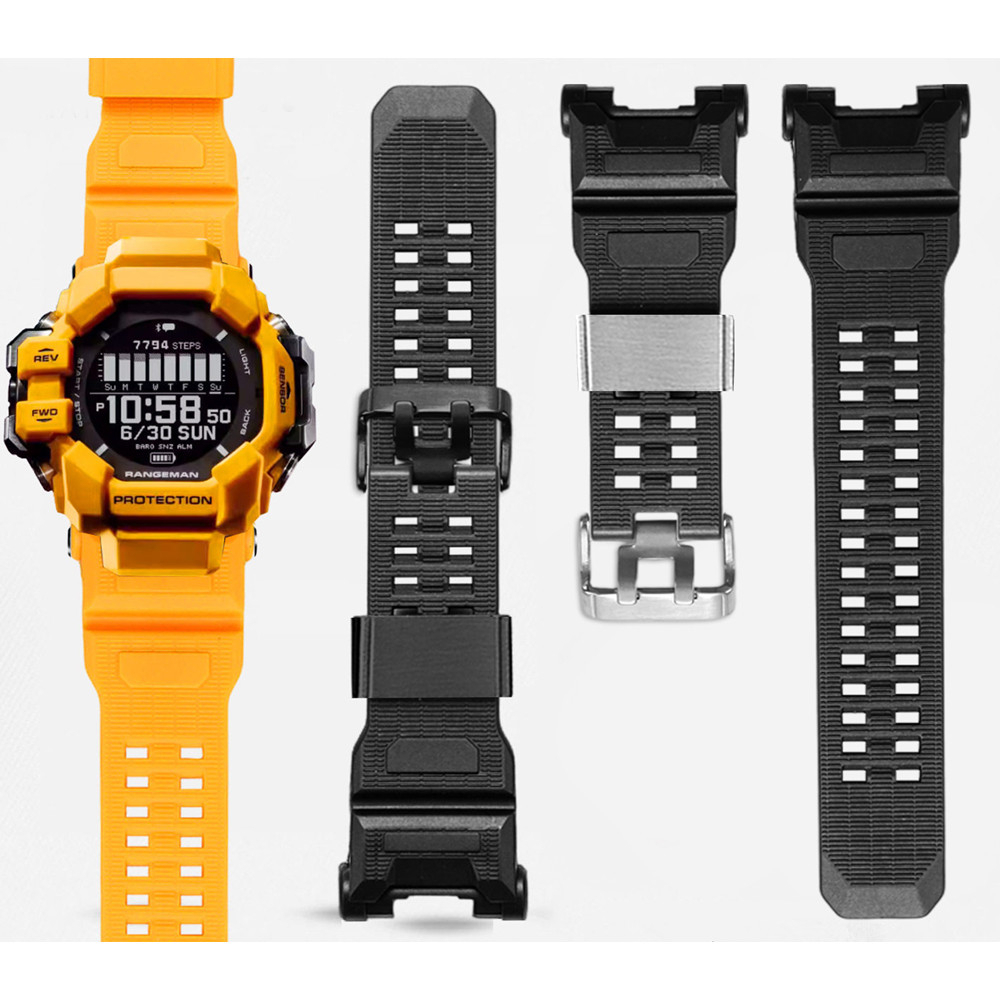 WatchBand cho 3554 Catman 3rd GPR-H1000 Nhựa Dây Đeo Đồng Hồ Silicon Đại Diện Dây Xích Phụ Kiện