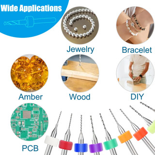 10 Cái / bộ PCB Mini Mũi Khoan Thép Vonfram Cho In Bảng Mạch CNC Mũi Khoan