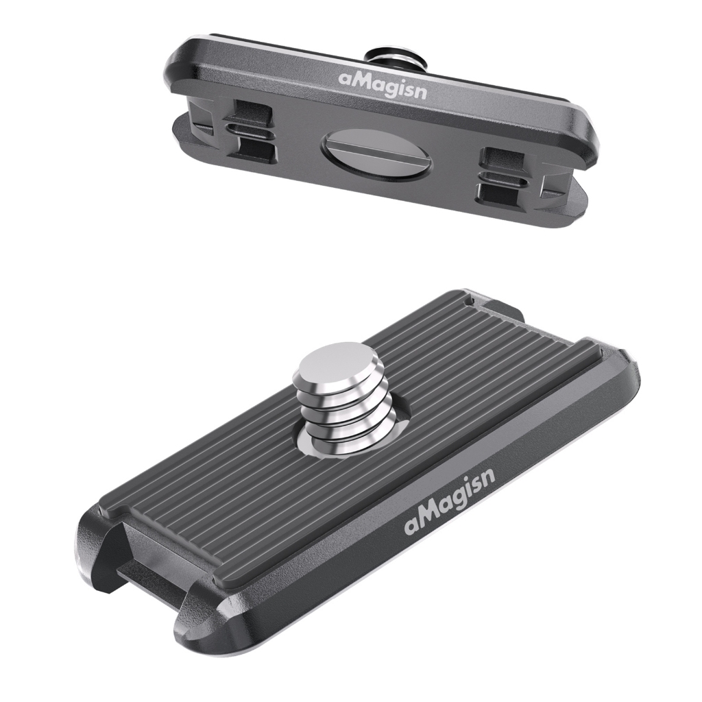Kim loại Quick-Release 1 / 4 "Tấm trên cùng Kim loại Quick-Release 1 / 4 Top Cover Phụ kiện máy ảnh 