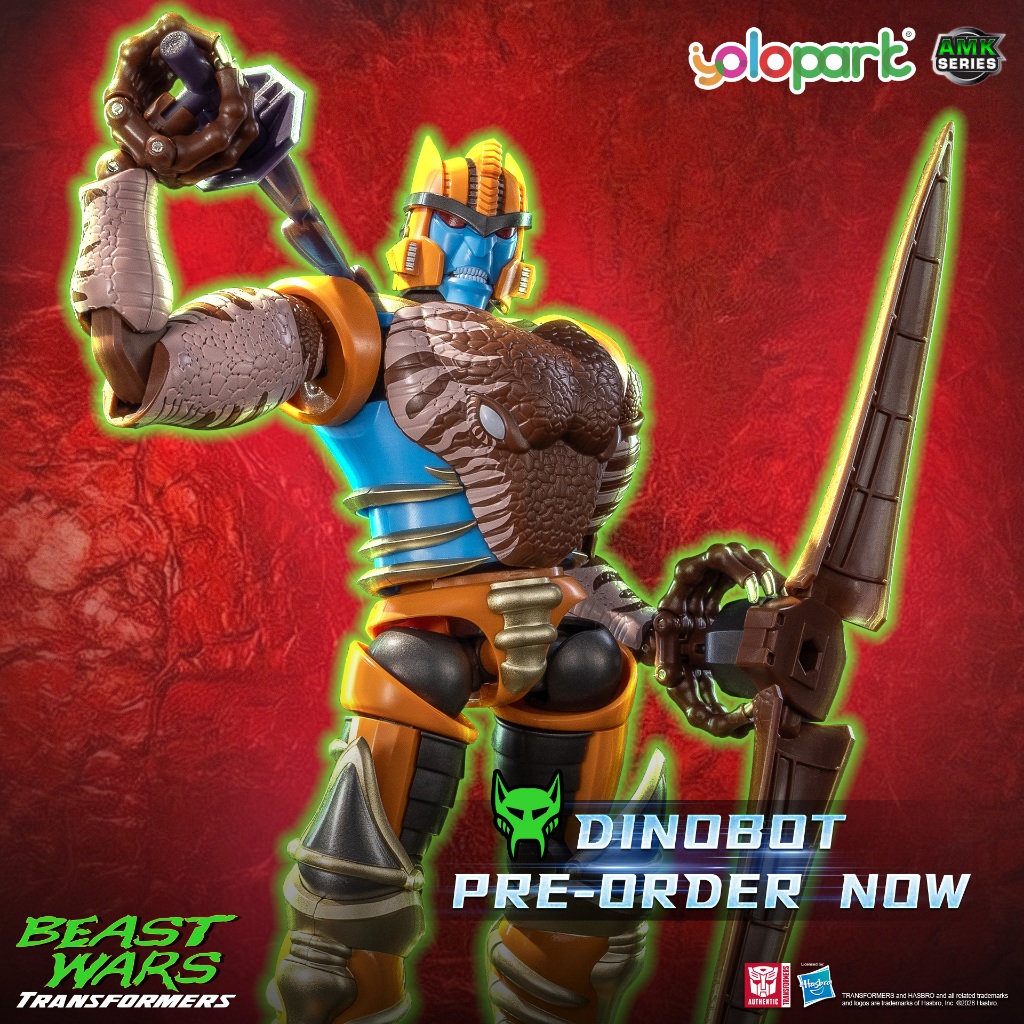 YOLOPARK AMK Series Transformers Beast Wars Dinobot 20cm 1 / 10 Bộ mô hình