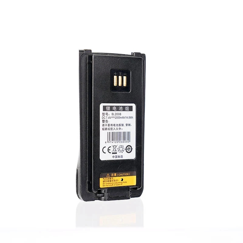 BL2008 Bộ đàm Pin Li-ion 2000mAh cho Hytera PD700 PD780G PD700S PD780 PD782 PD506 PD606 Đài phát tha