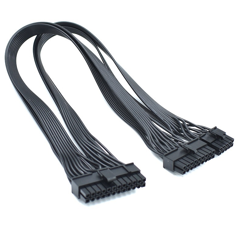40cm / 60cm PSU 18 Pin + 10 Pin đến 24pin Cáp nguồn mô-đun cho Corsair Type4 RM1000X RM850X RM750X H