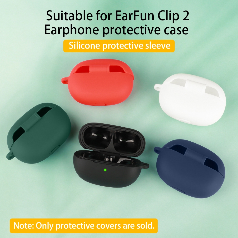 Cho EarFun Clip 2 Vỏ Bảo Vệ Tai Nghe Mềm Chống Sốc Chống Trầy Xước Vỏ Chống Bụi