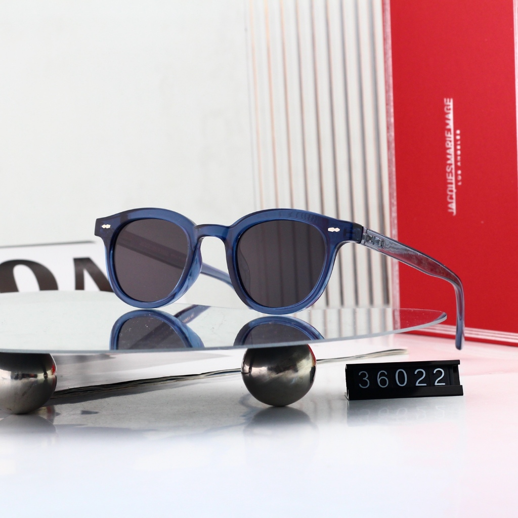 Kính râm gọng tròn JMM Kính râm nam nữ 36022 KK