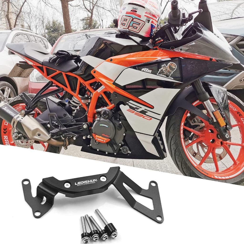 LEDISHUN Vỏ bảo vệ động cơ xe máy Vỏ bảo vệ Stator Thanh trượt Fairing Pad Bảo vệ tai nạn tương thíc