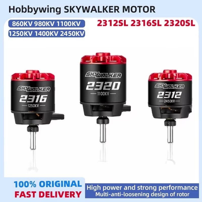 Hobbywing SkyWalker 2312SL & 2212 2316SL & 2216 2320SL & 2220 Động cơ không chổi than 980KV 1100KV 1