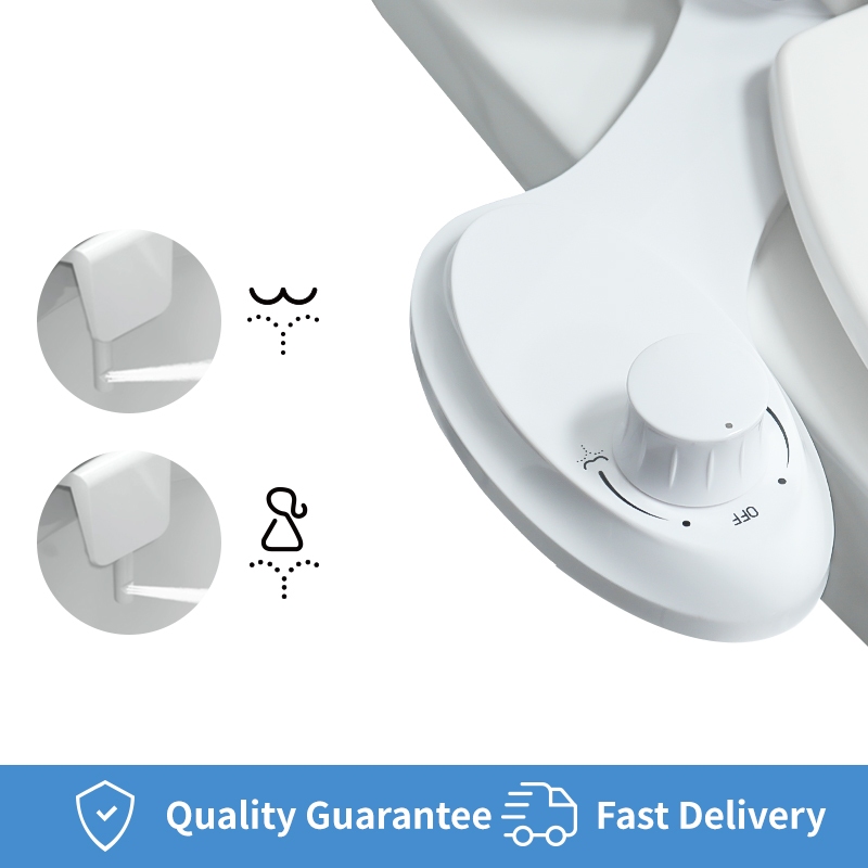 Phòng Tắm Vệ Sinh Bidet Ghế Đính Kèm Xịt Nước Không Điện Bidet Ghế Vệ Sinh Vòi Phun Kép Bidet Vệ Sin