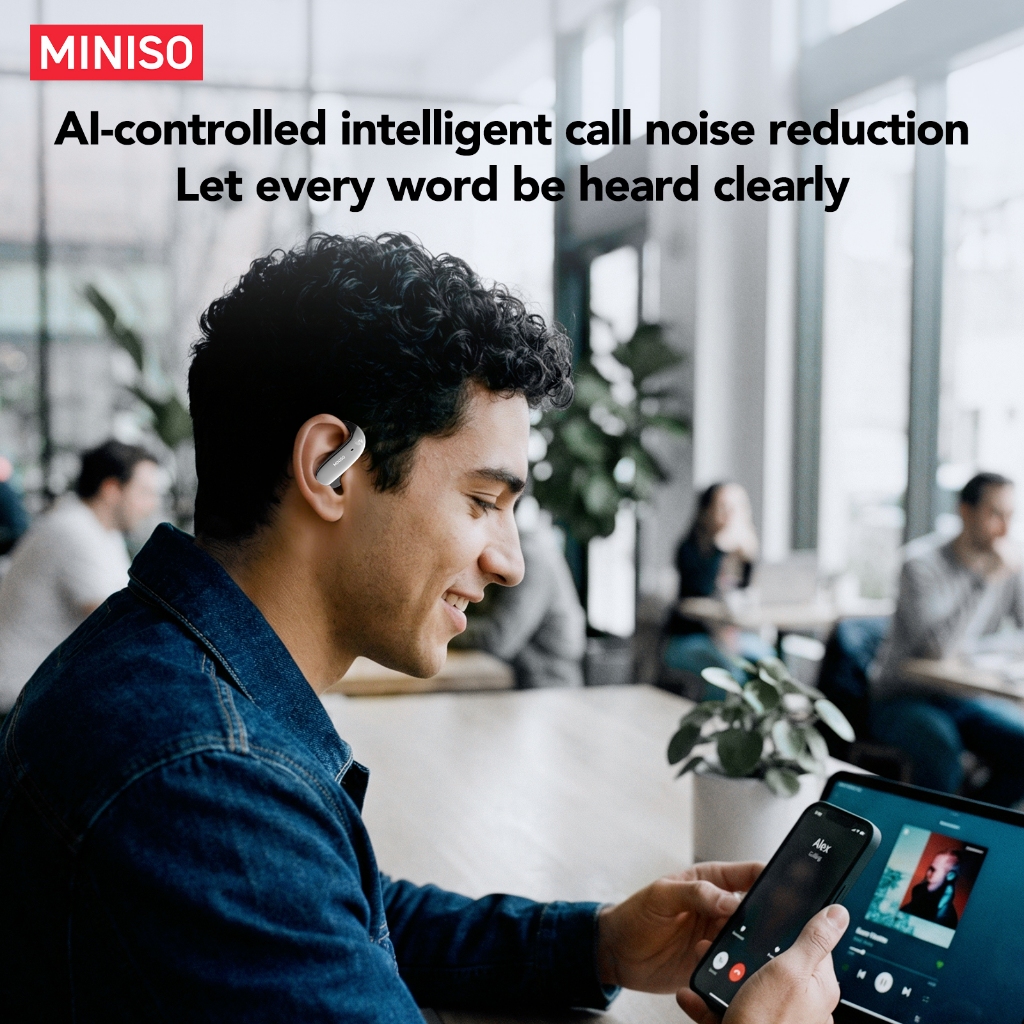 MINISO MS218 Tai nghe dịch thuật AI Tai nghe Bluetooth 6.0 Hỗ trợ dịch thuật 134 ngôn ngữ Chống ồn Âm thanh Stereo Hi-Fi Hiệu ứng âm thanh ASMR Thiết kế kháng nước Độ trễ thấp Kết nối nhanh | BigBuy360 - bigbuy360.vn