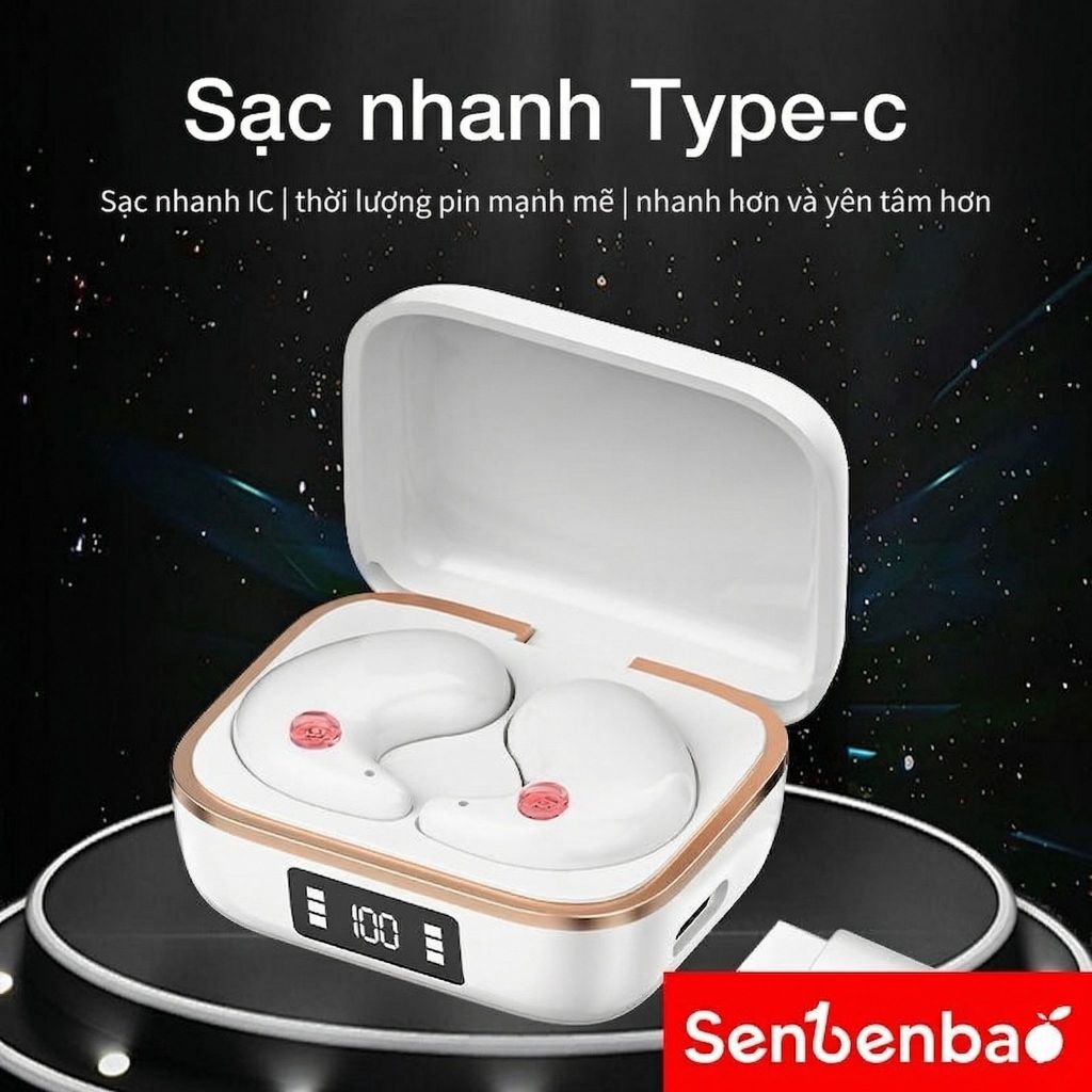 X55 PRO TWS Không Dây Bluetooth 5.4 Tai Nghe Ngủ Tai Nghe In-ear HD Stereo Thể Thao Tai Nghe Chống Thấm Nước Cho Điện Thoại Thông Minh | BigBuy360 - bigbuy360.vn