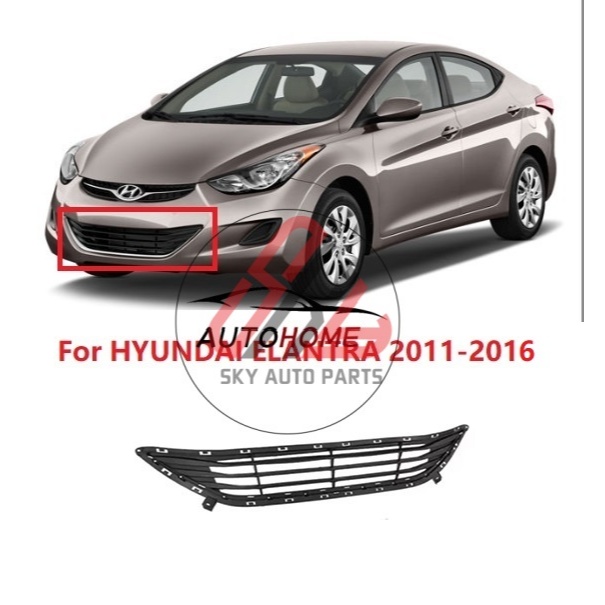 Lưới tản nhiệt dưới cho Hyundai Elantra 2010 2011 2012 2013 2014 2015 2016 GLS Lưới tản nhiệt cản tr