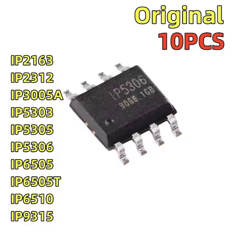 Bộ chip hiệu suất cao 10 CÁI: IP2163, IP2312, IP3005A, IP5303, IP5305, IP5306, IP6505, IP6505T, IP65