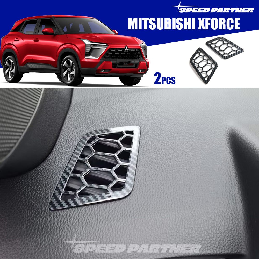 Mitsubishi Xforce (2025-nay) 2 chiếc Viền lỗ thông hơi trên bằng sợi Carbon cho phụ kiện ô tô Xforce