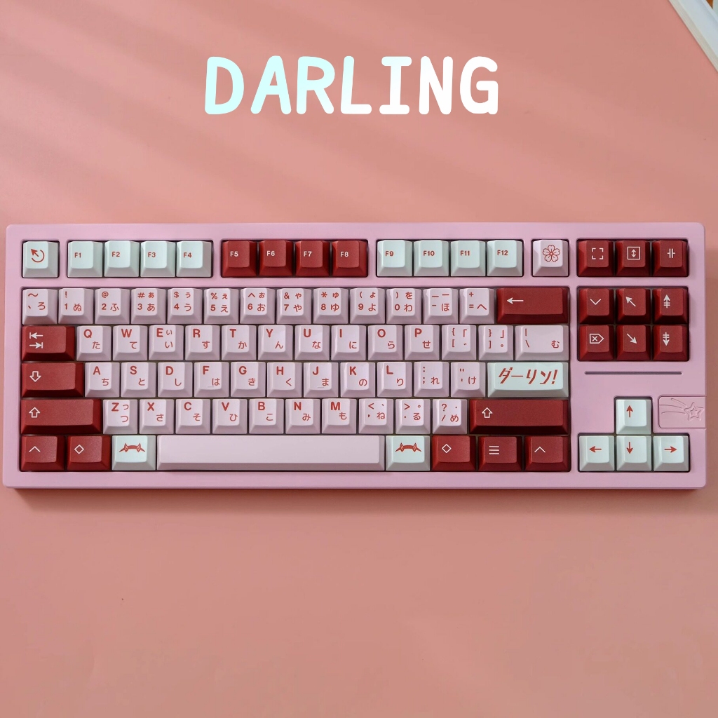 GMK Darling keycaps anh đào hồ sơ Dye-Sublimation PBT keycap