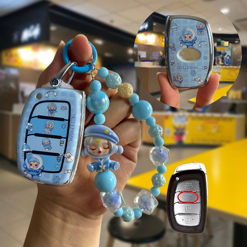 Ốp Chìa Khóa Ô Tô Cho Xe Hyundai Creta 2022-2023, Hyundai Stargazer 2023, Hyundai I10 / Elantra 2020