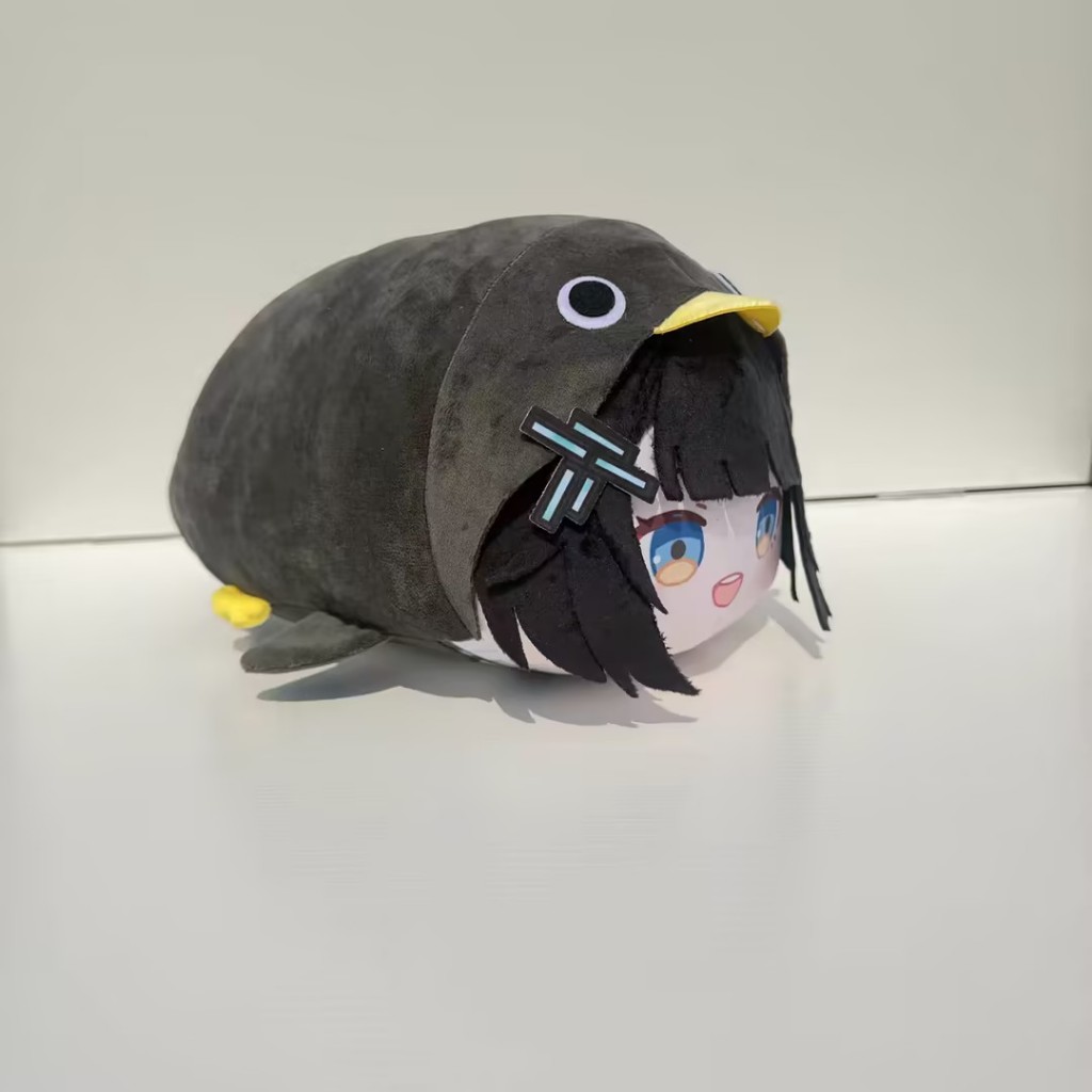 Arknights Endfield Quack Quack Nhỏ Chim Cánh Cụt Quản Lý Đồ Chơi Sang Trọng Nằm Xuống Plushie Thú Nh