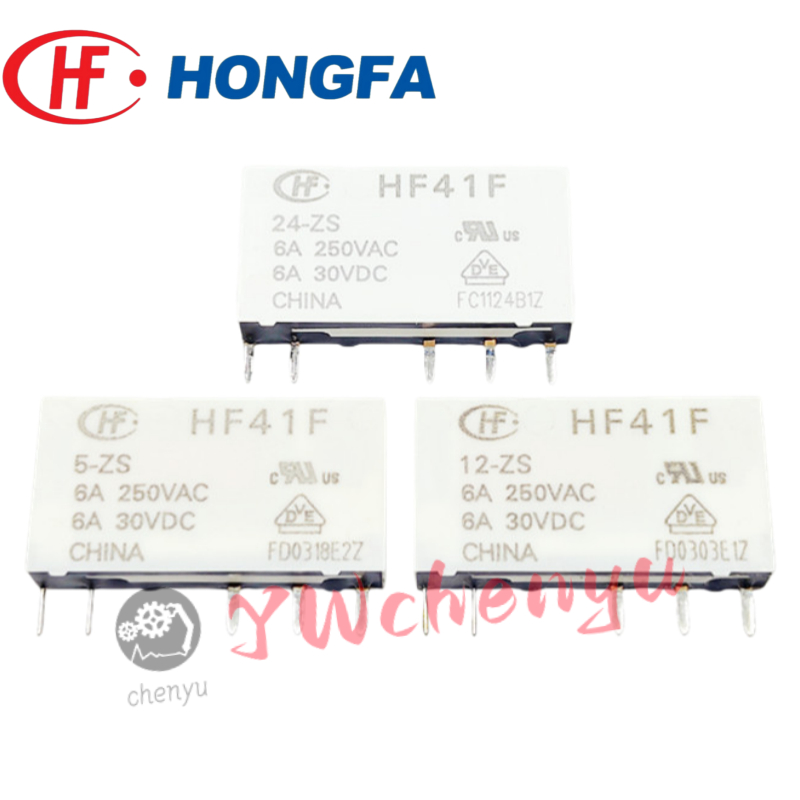 HONGFA rơle  HF41F-5 12 24-ZS HS ZST HST 41F-1Z-C2-1