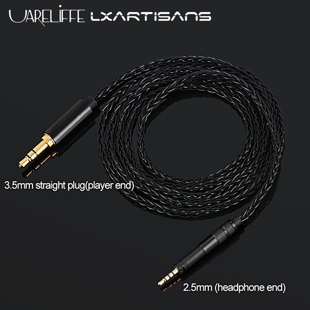Uareliffe LXARTISANS LXMT01 Headphone Cable For Sennheiser Momentum On-Ear 2.0 HD4.30 HD4.40BT Silve