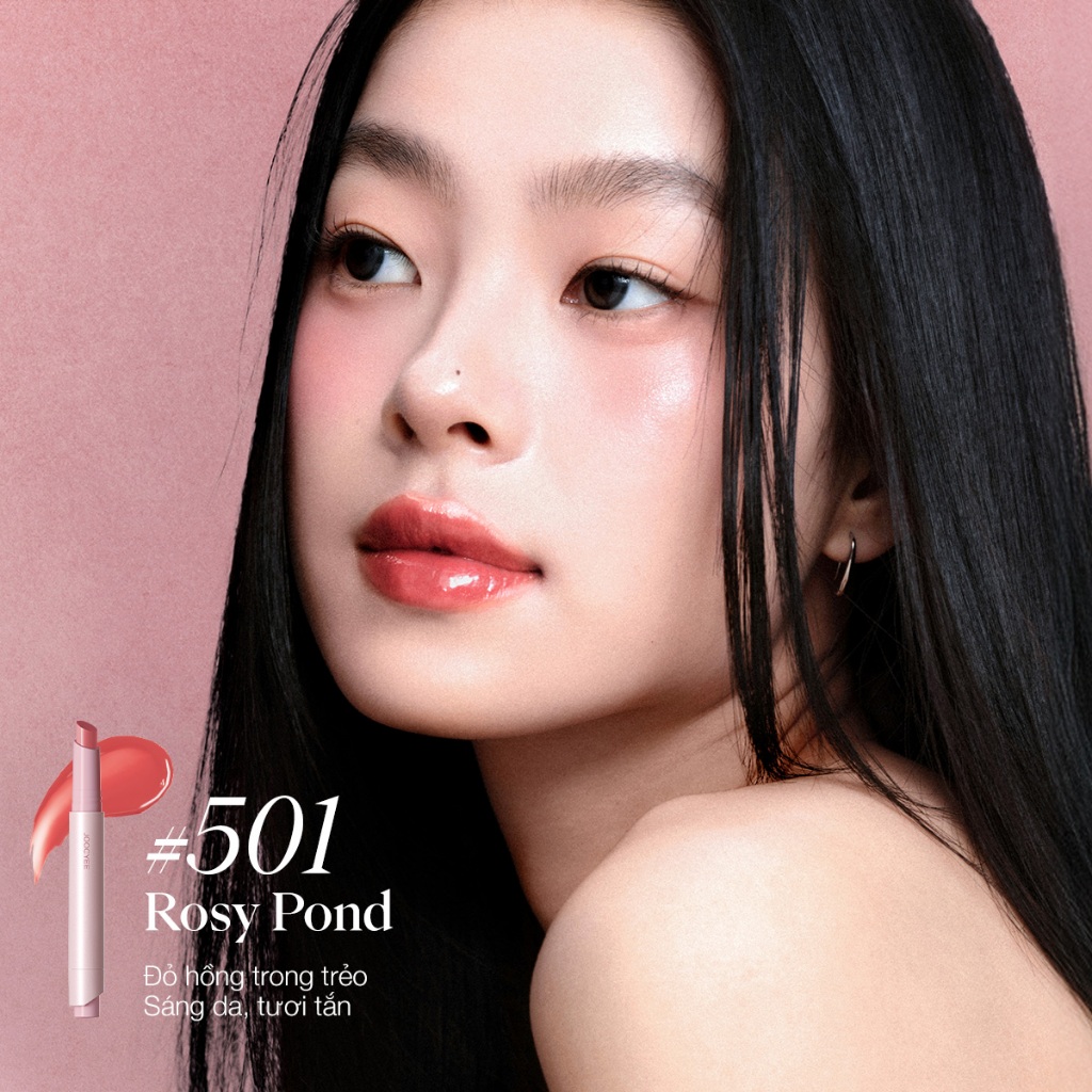 Son bấm bóng peptide JOOCYEE Lasting Glossy Rouge dưỡng ẩm căng bóng pha lê, mượt môi trong suốt lâu trôi | BigBuy360 - bigbuy360.vn