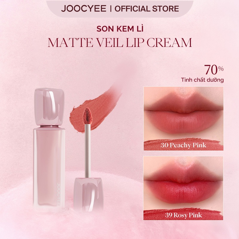 [Mới] Son kem bán lì JOOCYEE Matte Veil Lip Cream 3.0 thời thượng, tôn da, mỏng nhẹ, dưỡng ẩm, lâu trôi, không gây nặng môi. | BigBuy360 - bigbuy360.vn