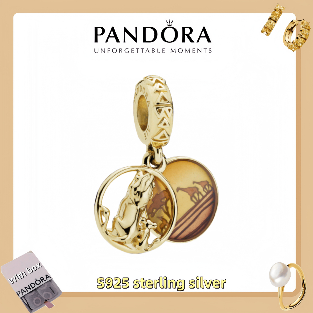 Trang sức nữ bạc S925 Disney với chủ đề Simba và Mufasa