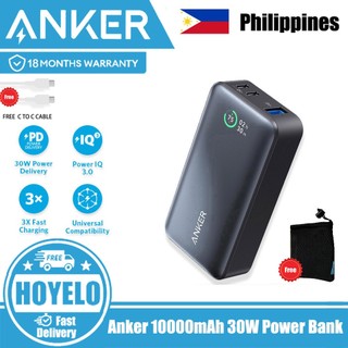 Bộ sạc di động Anker 533 Powercore 10.000mAh 30W PD Power Bank IQ 3.0