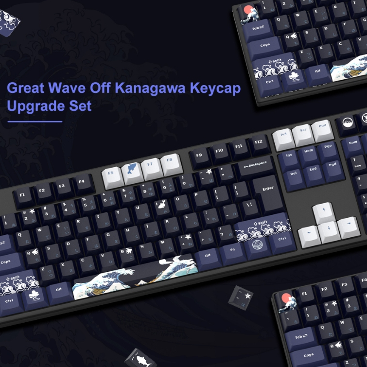 XVX Black Coral Reef Keycaps Cherry Profile 5-Side Dye-Sub Tương thích với tất cả các công tắc MX Màu đen sành điệu Chống dầu Bền bỉ cho văn phòng / Bộ quà tặng chơi game Keycap (78 / 132 Phím) | BigBuy360 - bigbuy360.vn