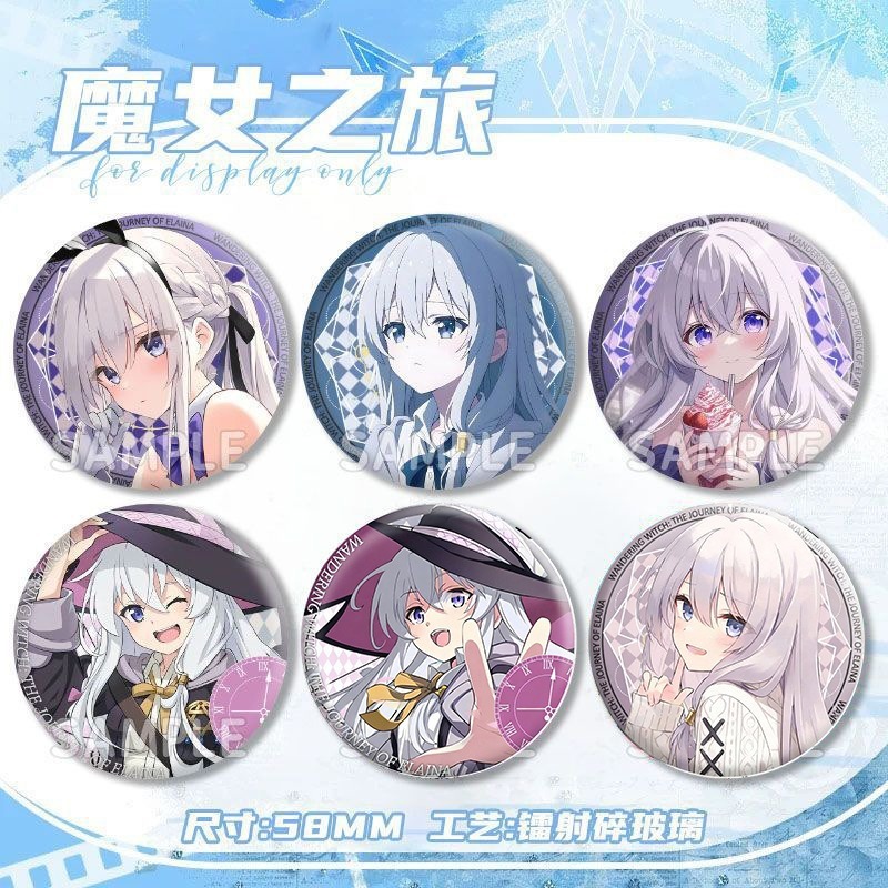 Trâm cài thời trang chủ đề phù thủy Elaina - quà tặng cosplay