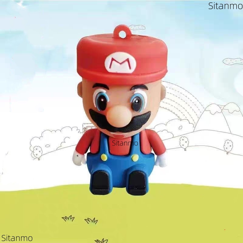 USB Pendrive 1GB 2GB Pendrive 4GB 8GB 16GB 32GB 64GB 128GB 1TB Mario Hoạt Hình Flash Drive