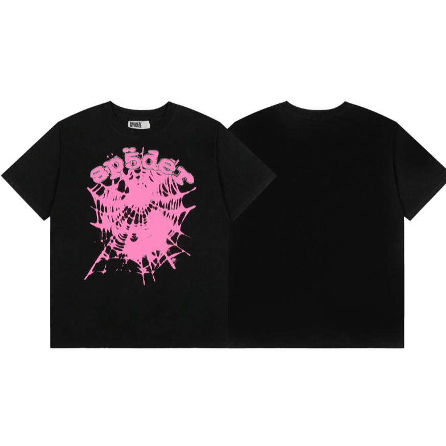 Áo thun ngắn tay in hình nhện SP5DER thời trang