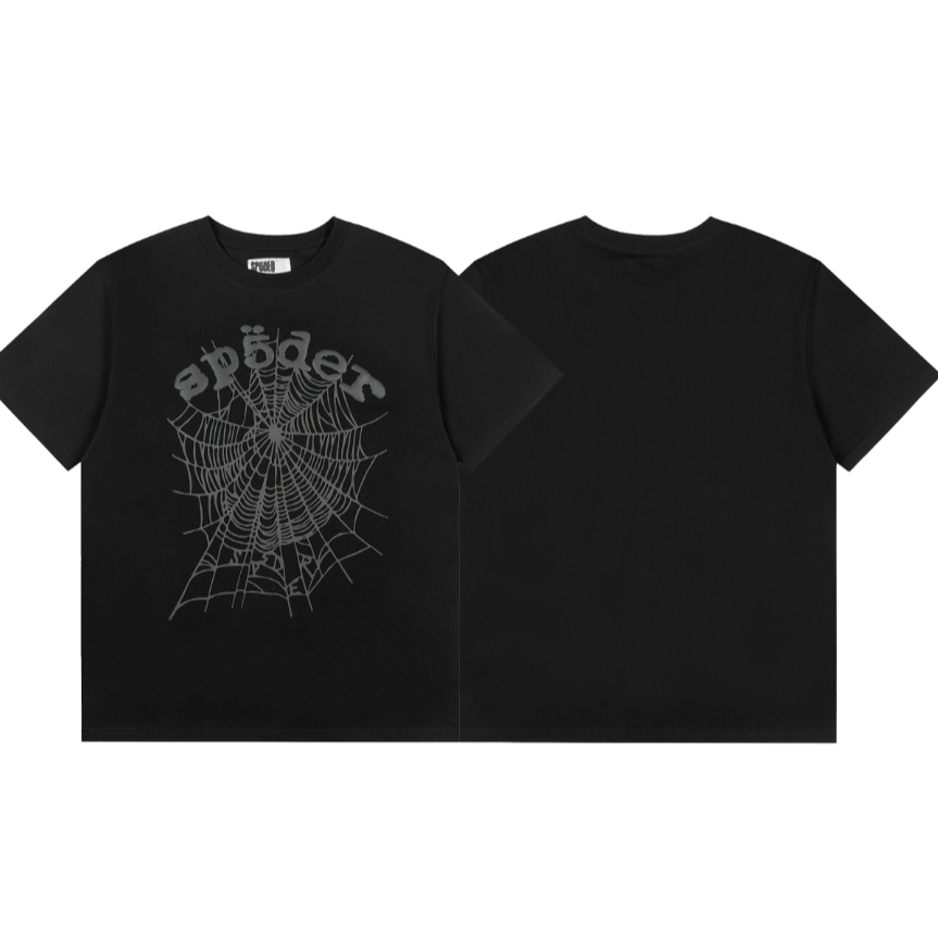 Áo thun ngắn tay in hình nhện SP5DER thời trang
