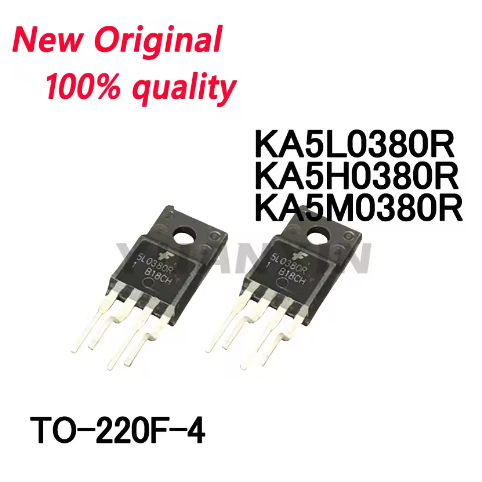 5 Chiếc Mới Chính Hãng KA5L0380R 5L0380R KA5H0380R 5H0380R KA5M0380R 5M0380R TO-220F-4 chip Quản Lý 