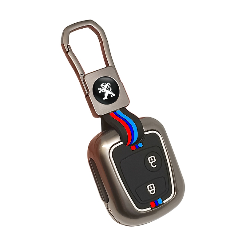 Vỏ chìa khóa ô tô PEUGEOT có móc khóa cho PEUGEOT 206