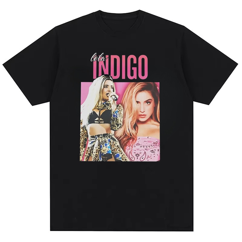 Áo Thun Lola Indigo Tour 2026 Cho Nam và Nữ, Bằng Cotton Nguyên Chất, Phù Hợp Thời Trang Đường Phố H